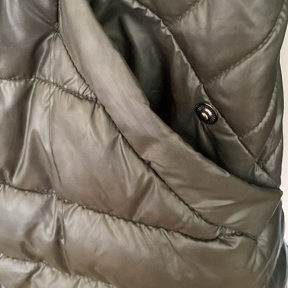 French Connection Jacket Olive Green Hoddie Lined NWOT Medium - Picture 5 of 9